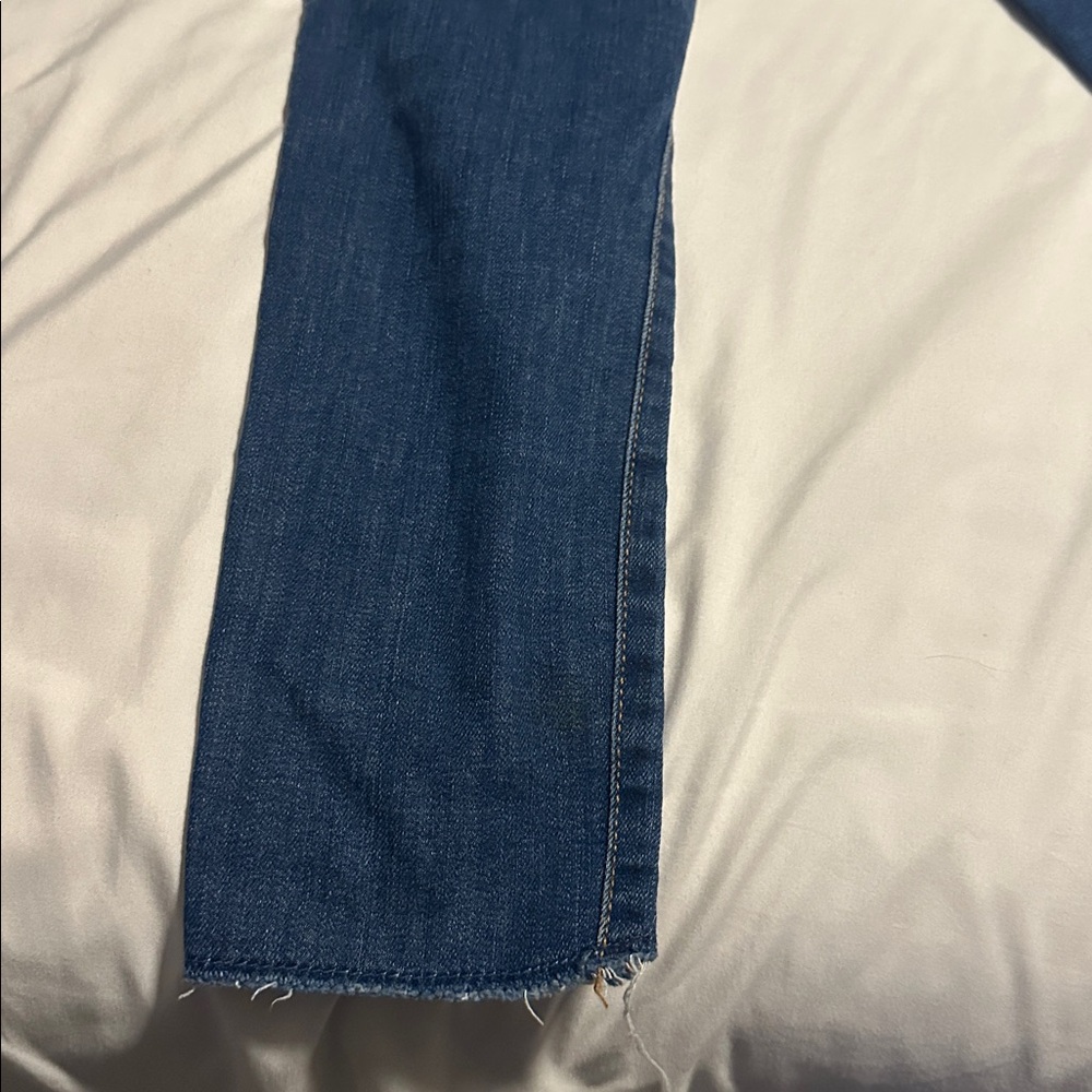 GAP Slim Stretch High Rise Distressed Ankle Jeggings 10 Slim - Picture 7 of 8
